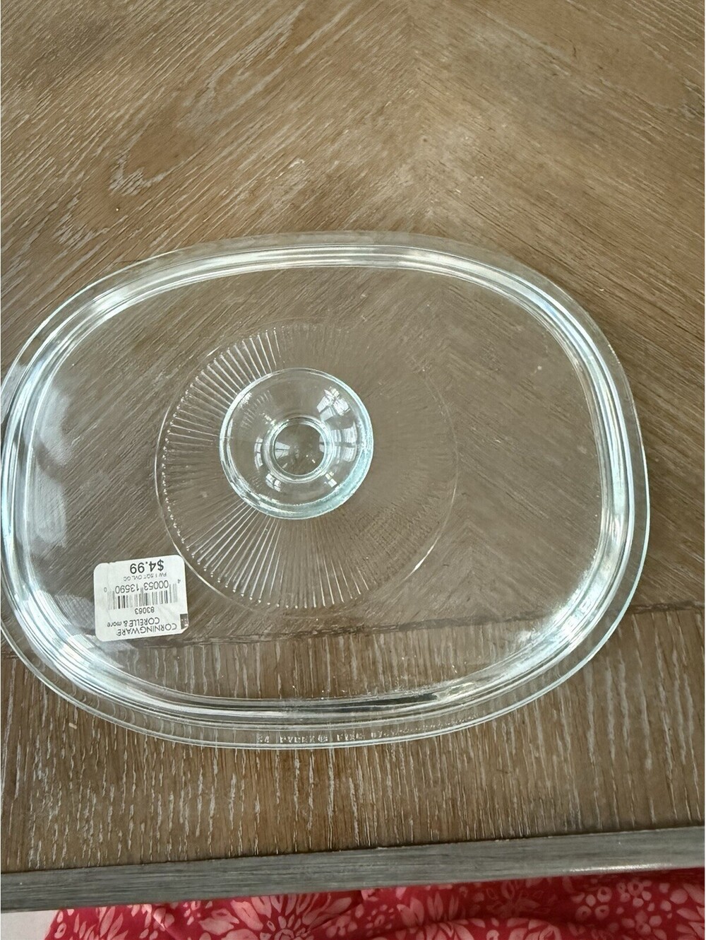 Pyrex Corningware Replacement Glass Lid F12C 9 3/4” X 7.5”